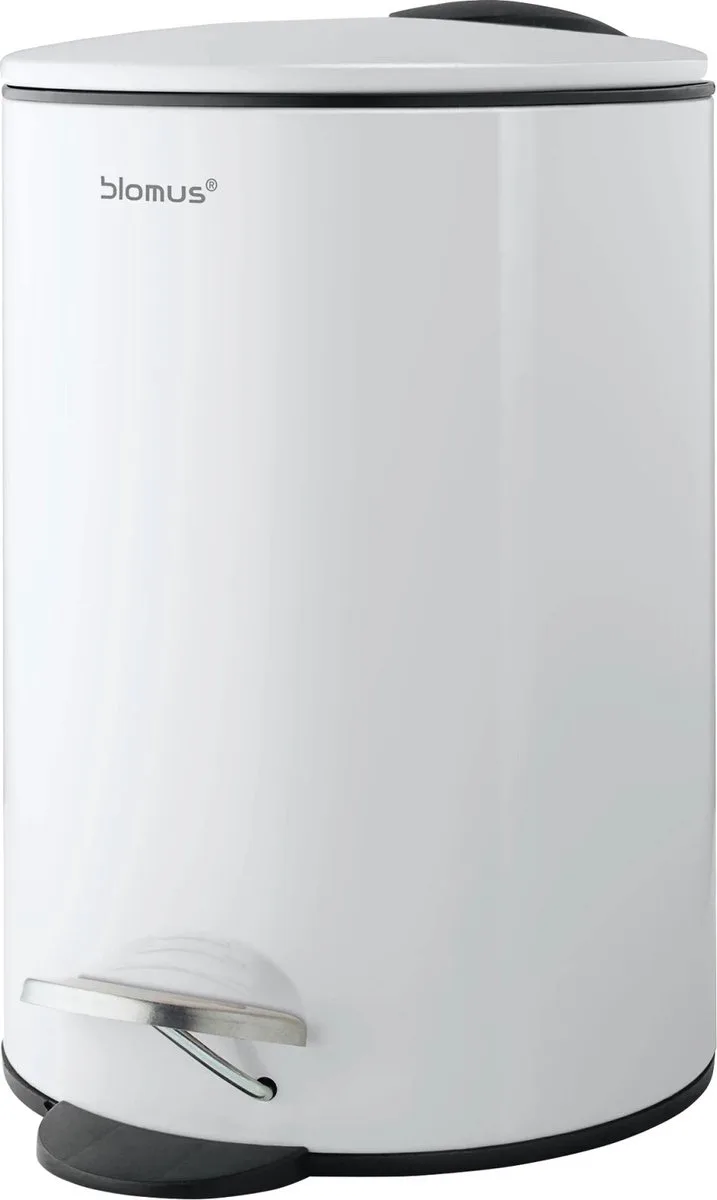 Tubo Pedaalemmer White 3 Liter | Staal by Blomus in Overig – product photo