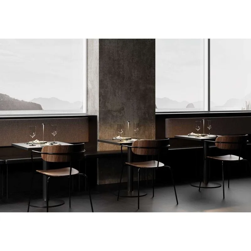 Turas LED Portable Taffellamp Silk Gray - Blomus - Woonkamer - Aluminium by Blomus – product photo