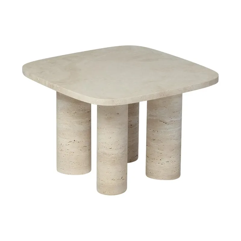 Volos Beistelltisch S 52x52 cm Travertine by Blomus – product photo
