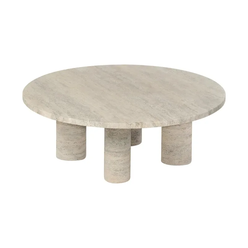 Volos Couchtisch L Ø75 cm Travertine by Blomus – product photo