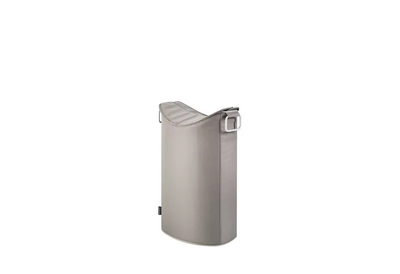 Wäschesack -FRISCO- Moderner Design Wäschesammler: Schmal & Funktional, Designer, Großzügig, Modernes Design, Flexibel, 65 Liter van Blomus in Grau – productfoto