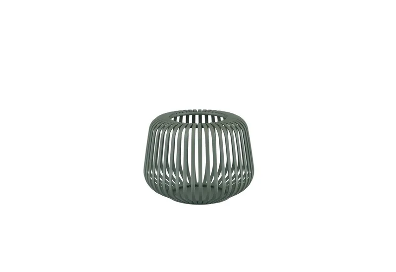 Windlicht -LITO- Laterne, Windlicht, Kerzenhalter: Modernes Design (1 St., inkl. innenliegendem Glaszylinder) von Blomus in Grau – Produktfoto