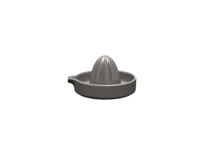 Zitronenschaber Zitronenpresse -PILAR- Zitruspresse: moderner Küchenhelfer aus Keramik, (1x Zitronenpresse), Matt & glänzend, Spülmaschinenfest, Lebensmittelecht by Blomus in Grey – product photo