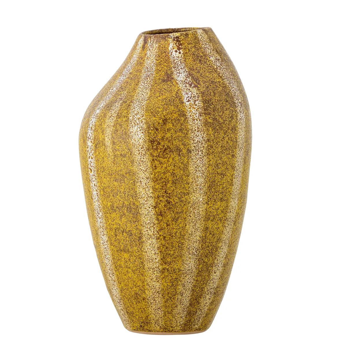 Abella Vase, B21xH35,5 cm, Gul von Bloomingville – Produktfoto