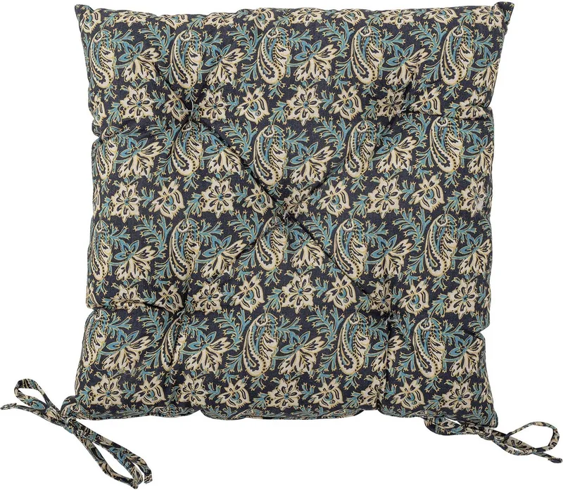 Abiha zitkussen - blauwe print - 45cm by Bloomingville in Blauw – product photo