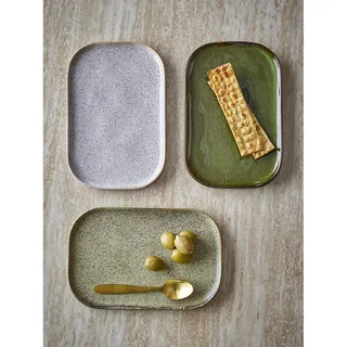 Addison Dessertteller Grün, 3-teilig de Bloomingville – photo du produit 2 sur 3