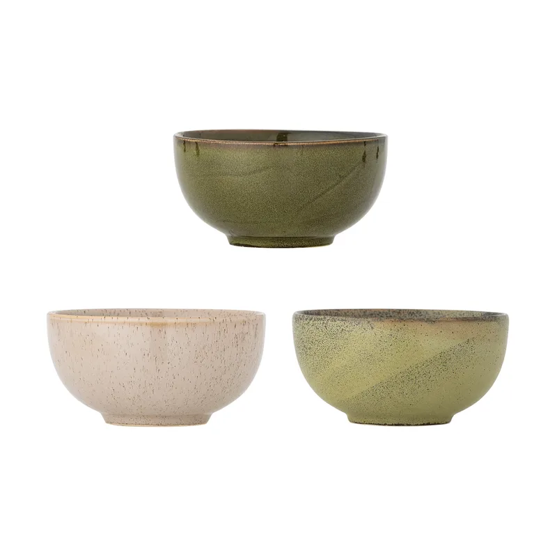 Addison Schale Ø16cm 3 Teile Green de Bloomingville – photo du produit