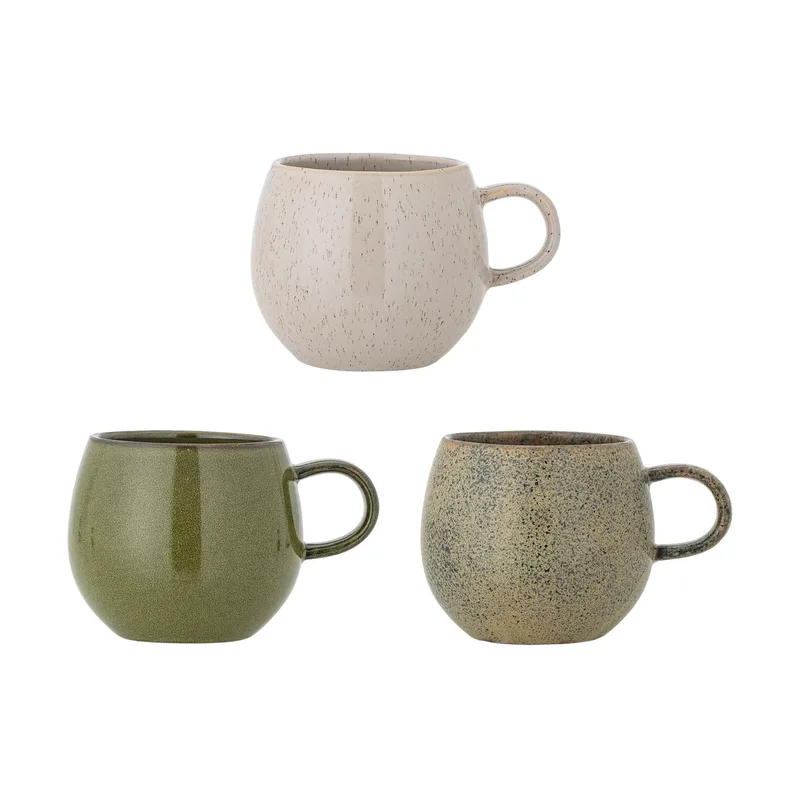 Addison Tasse 3-teilig Grün by Bloomingville – product photo