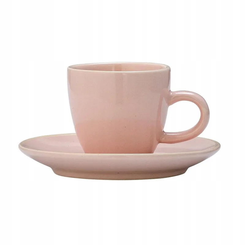 Alberte Espressokopje met Schotel de Bloomingville en Roze – photo du produit