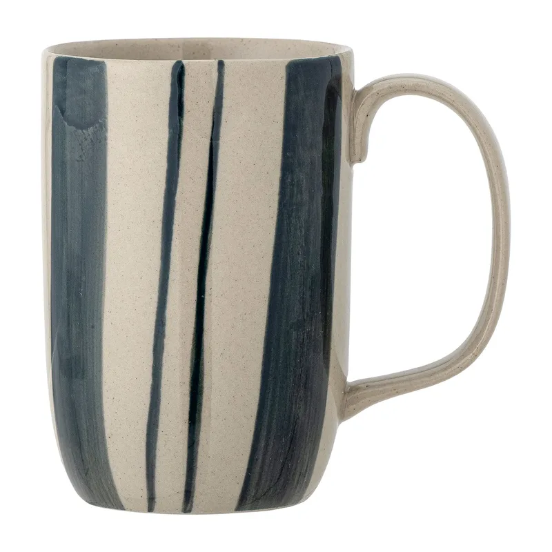 Allium Tasse Ø8,5 x 11,5cm Blaue Streifen de Bloomingville – photo du produit