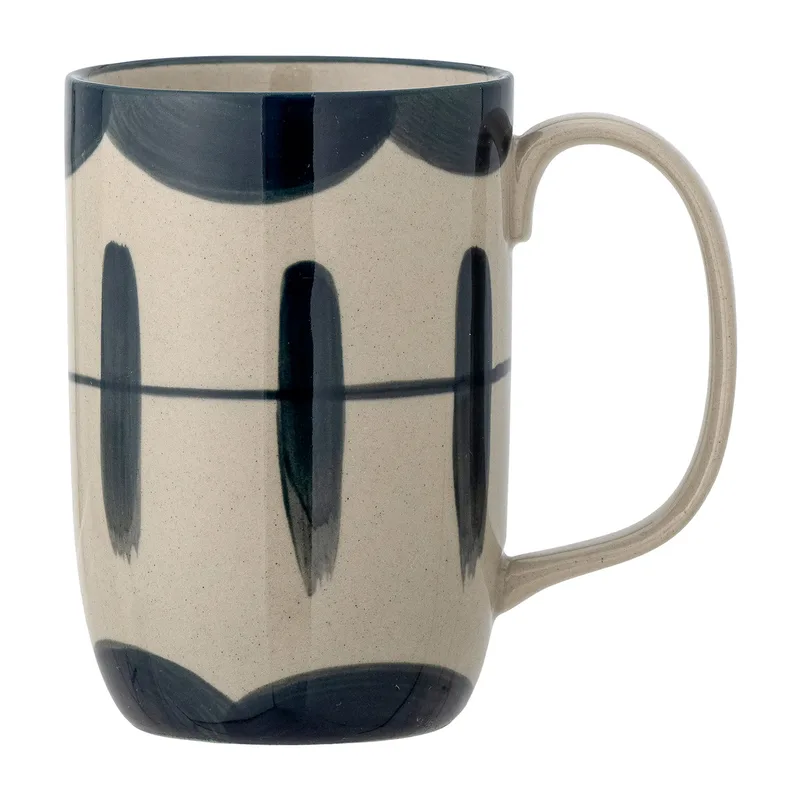 Allium Tasse Ø8,5 x 11,5cm Blaue Wellen de Bloomingville – photo du produit