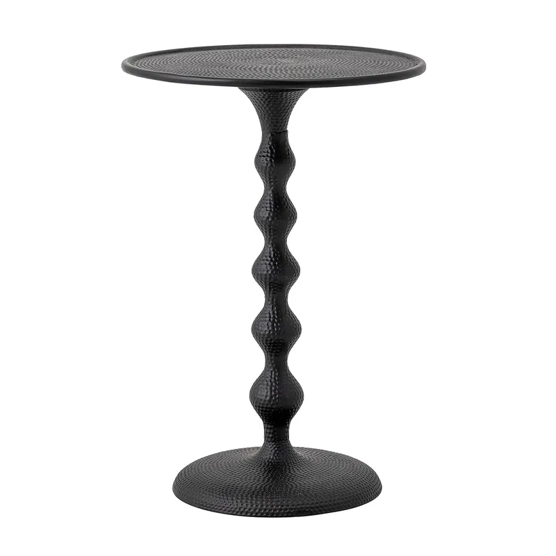 Anka Beistelltisch – schwarzes Aluminium, schwarze Farbe, Aluminium Material von Bloomingville – Produktfoto