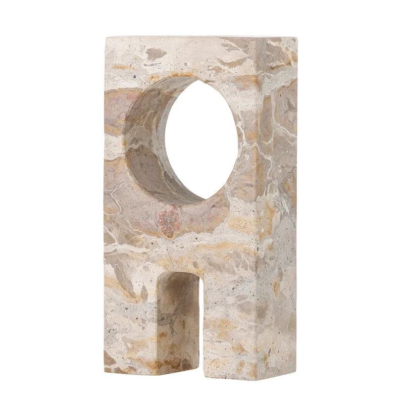 Aoxi Deco, Natur, Marmor (L10xH20xB5 cm) - Möbelset by Bloomingville – product photo