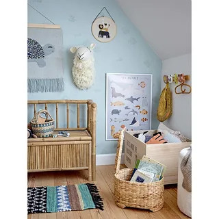 Aranya Kleiderhaken Rattan 17x30cm Natur by Bloomingville – product photo 3 of 3