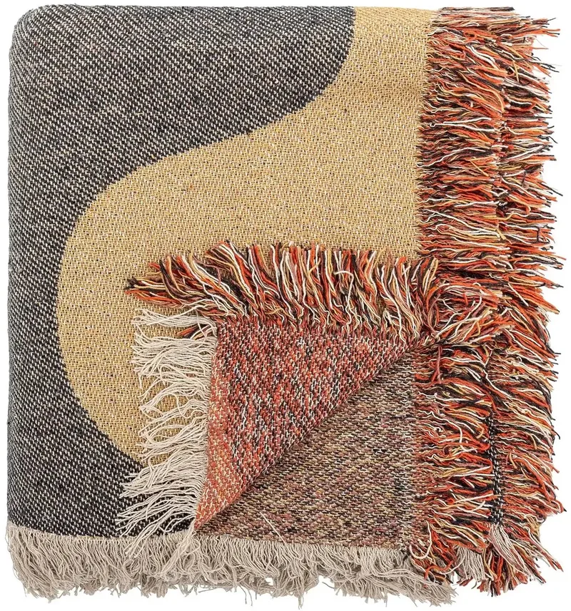 Arni Plaid -Gerecycled Katoen - 130x160cm de Bloomingville en Multi – photo du produit
