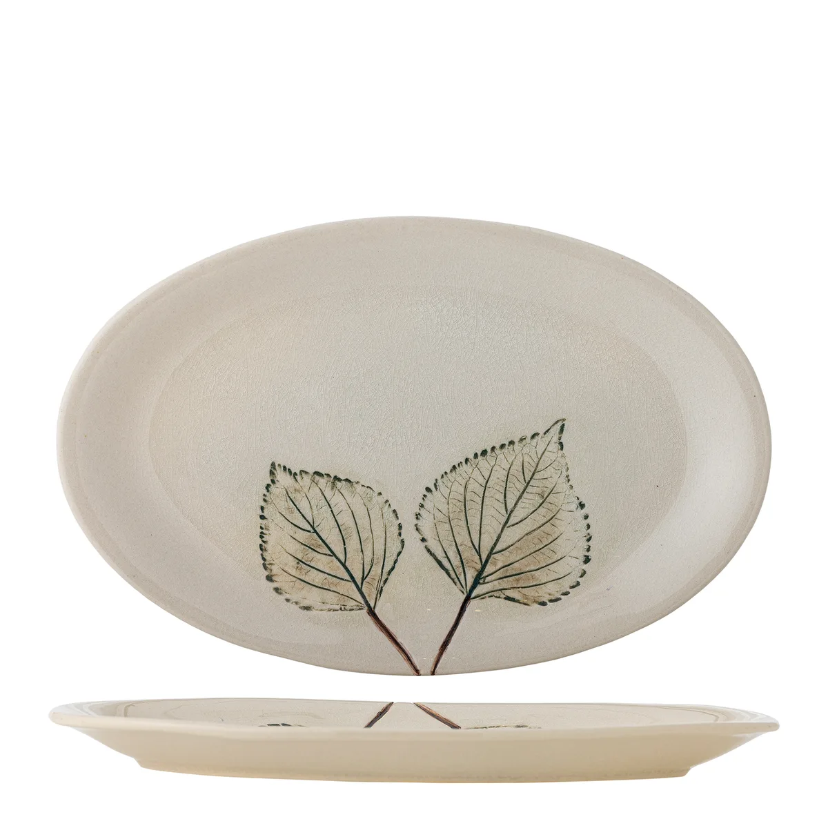Aubrin Serveringsfad, Natur, Stentøj, L30xH2xW19 cm van Bloomingville – productfoto