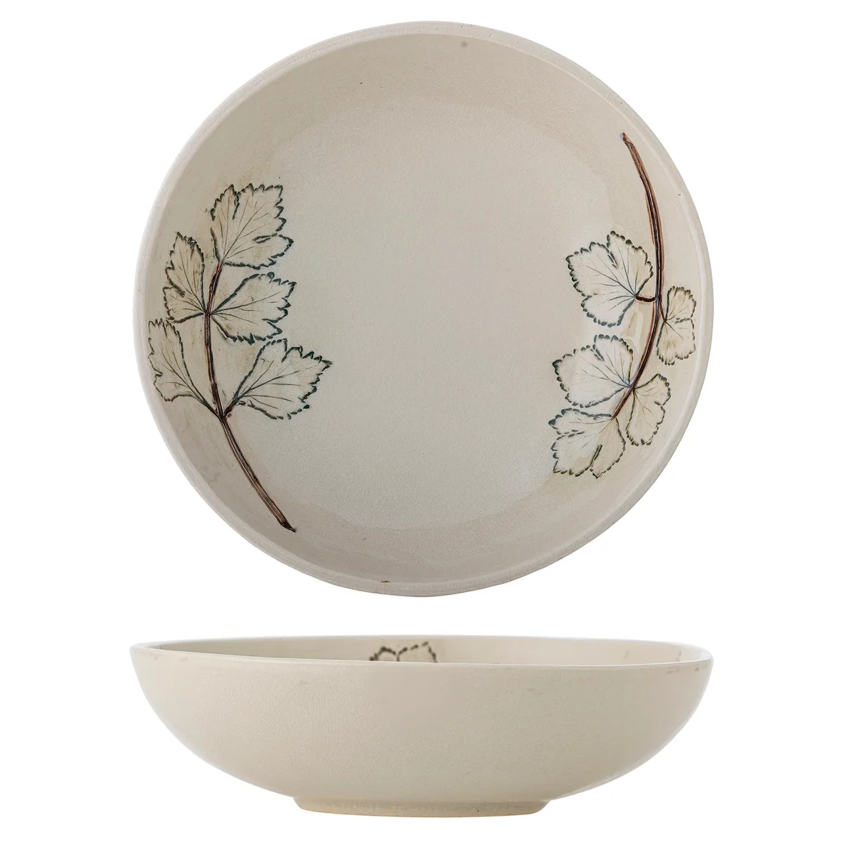 Aubrin Skål, Natur, Stentøj, D26xH7 cm från Bloomingville – produktbild