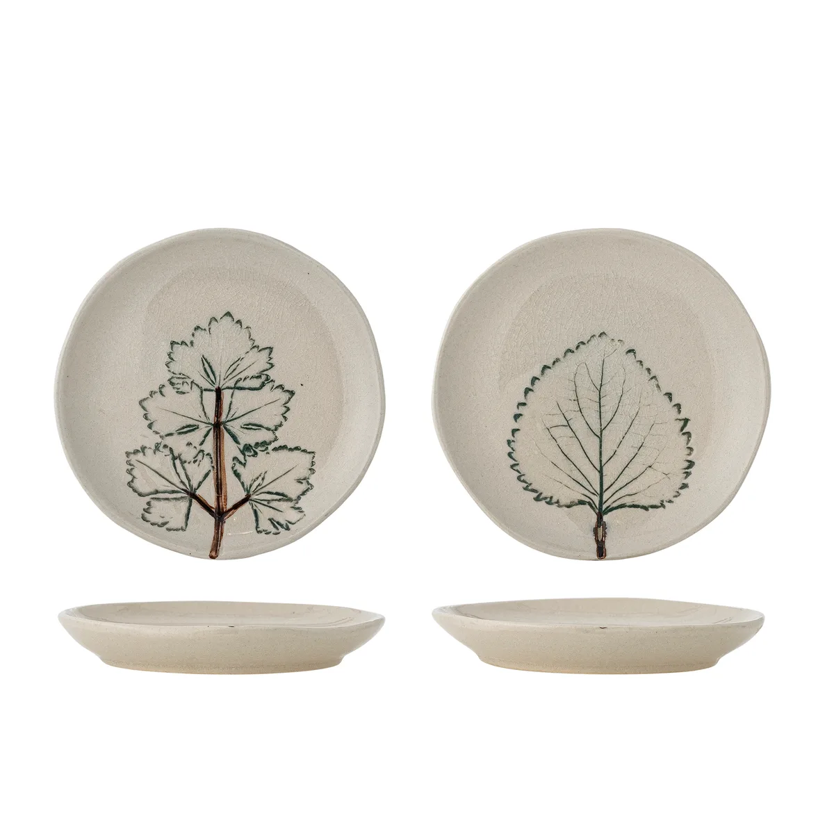 Aubrin Tallerken, Natur, Stentøj, D10,5xH1,5 cm, Set of 2 von Bloomingville – Produktfoto