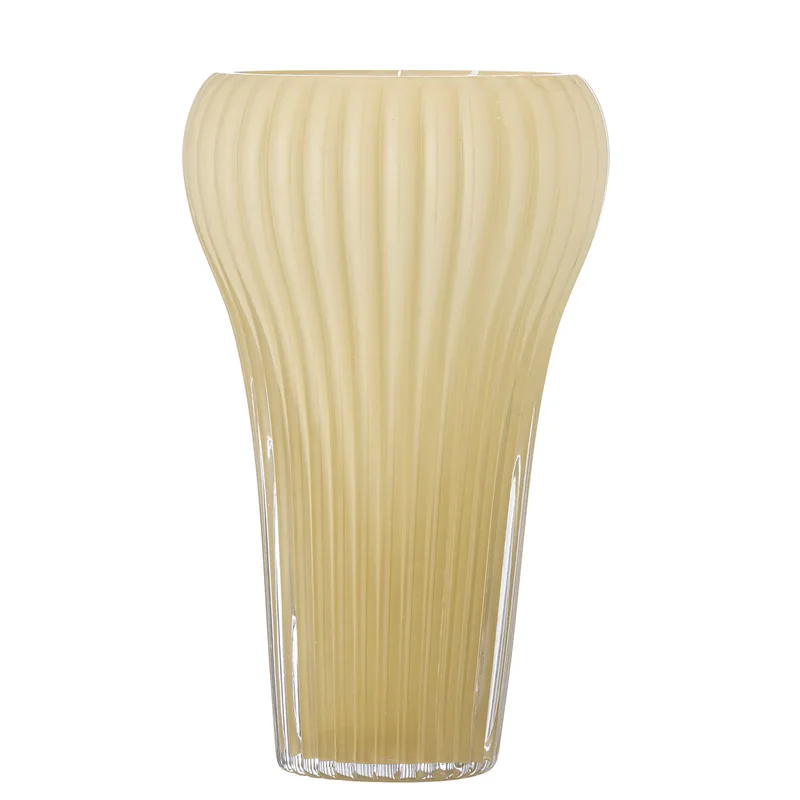Averie Vase, Gelb, Glas, 17x28 cm, Home Decor van Bloomingville – productfoto