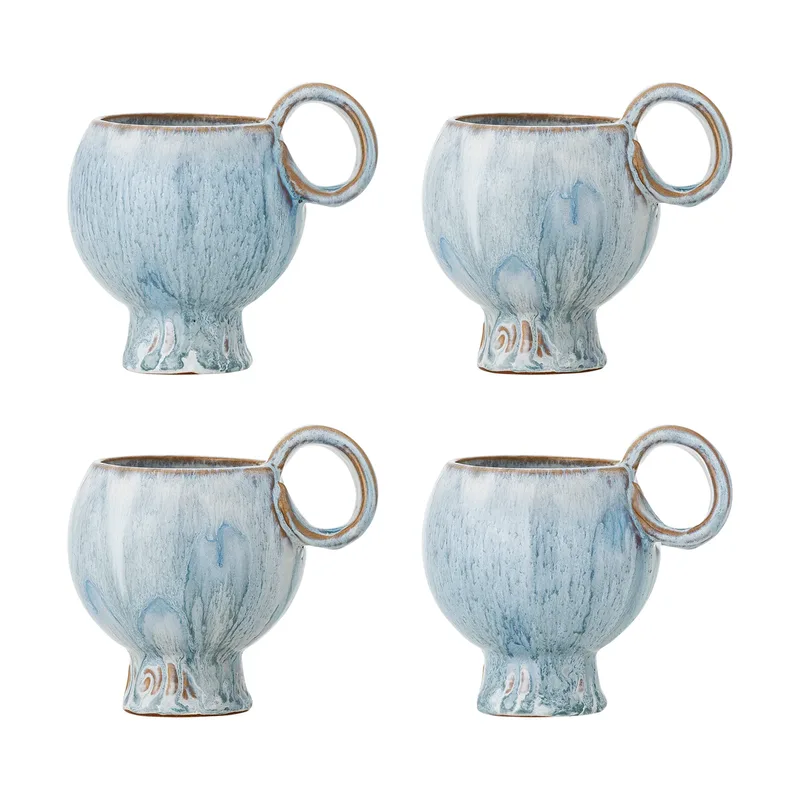 Avonlea Tasse 4-teilig Blau van Bloomingville – productfoto