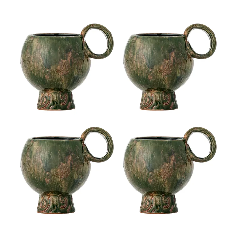 Avonlea Tasse 4-teilig Grün von Bloomingville – Produktfoto