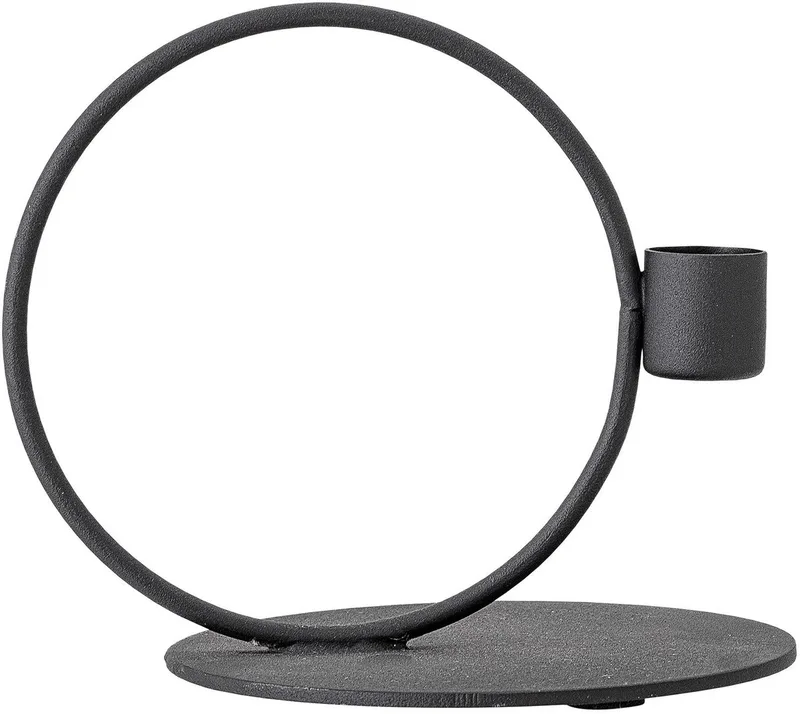 BAI kandelaar Black Metal Bloomingville by Bloomingville in Zwart – product photo