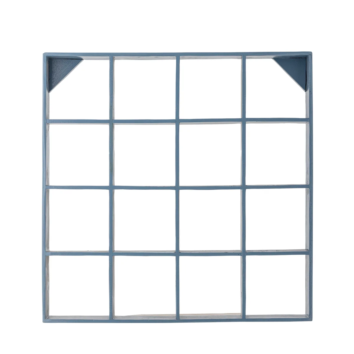 Tassenregal Bekka Massivholz Eiche, lackiert Blau 70 x 70 x 10cm från Bloomingville – produktbild