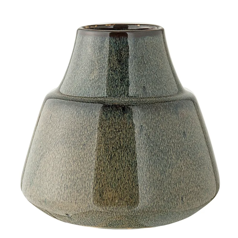 Berna Vase, Grün, Steingut, Steingut, grün by Bloomingville – product photo