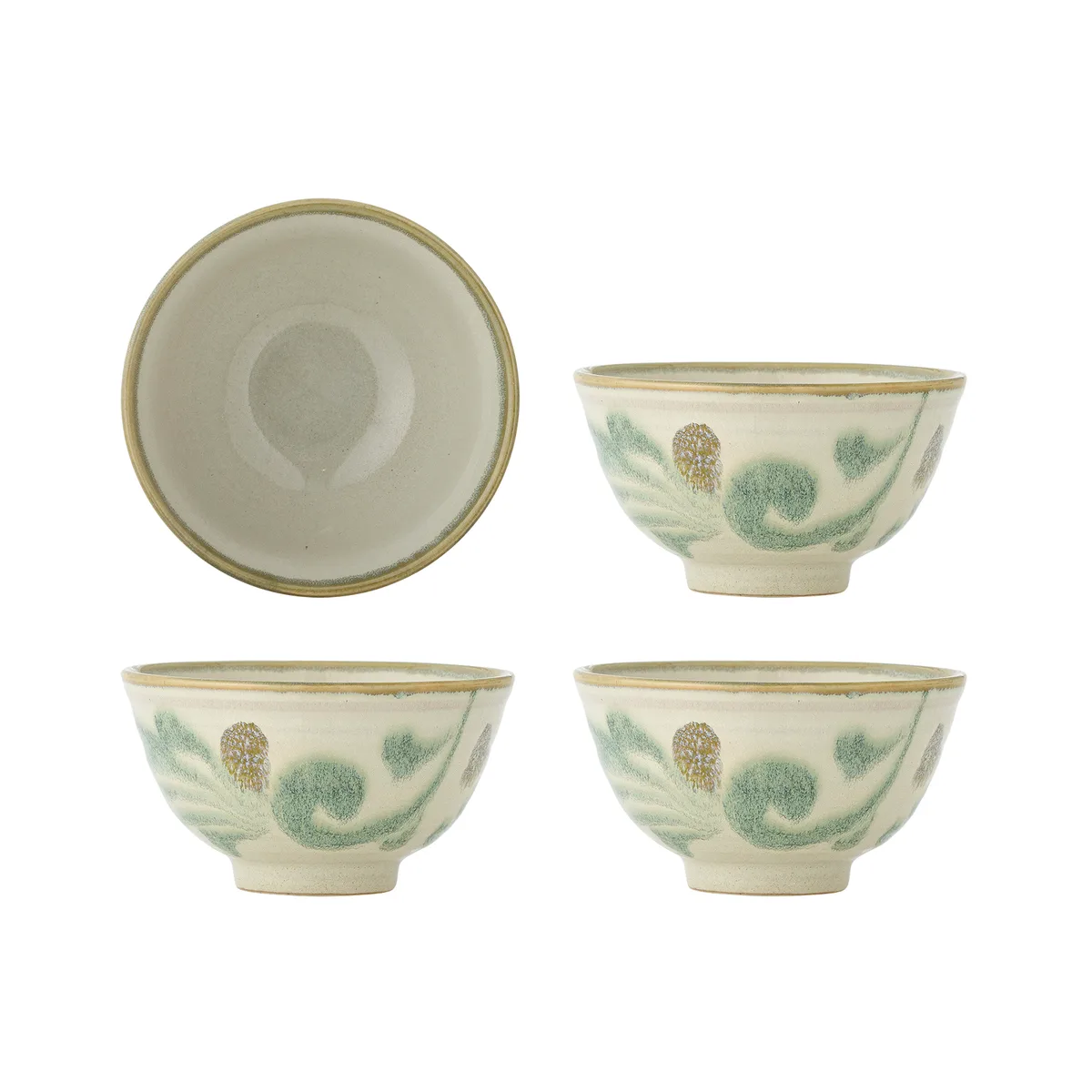 Bethany Skål, Multifarvet, Stentøj, D11,5xH6,5 cm, Set of 4 fra Bloomingville – produktbillede