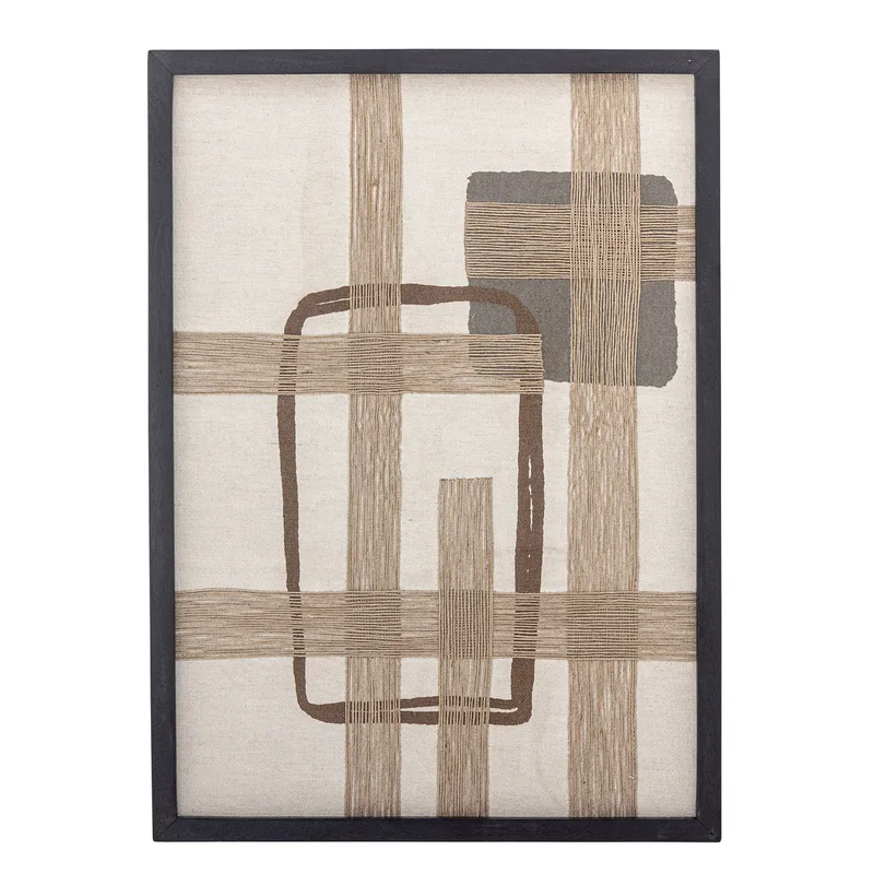 Bienen-Wanddekoration braune Baumwolle 70x50 von Bloomingville von Bloomingville – Produktfoto