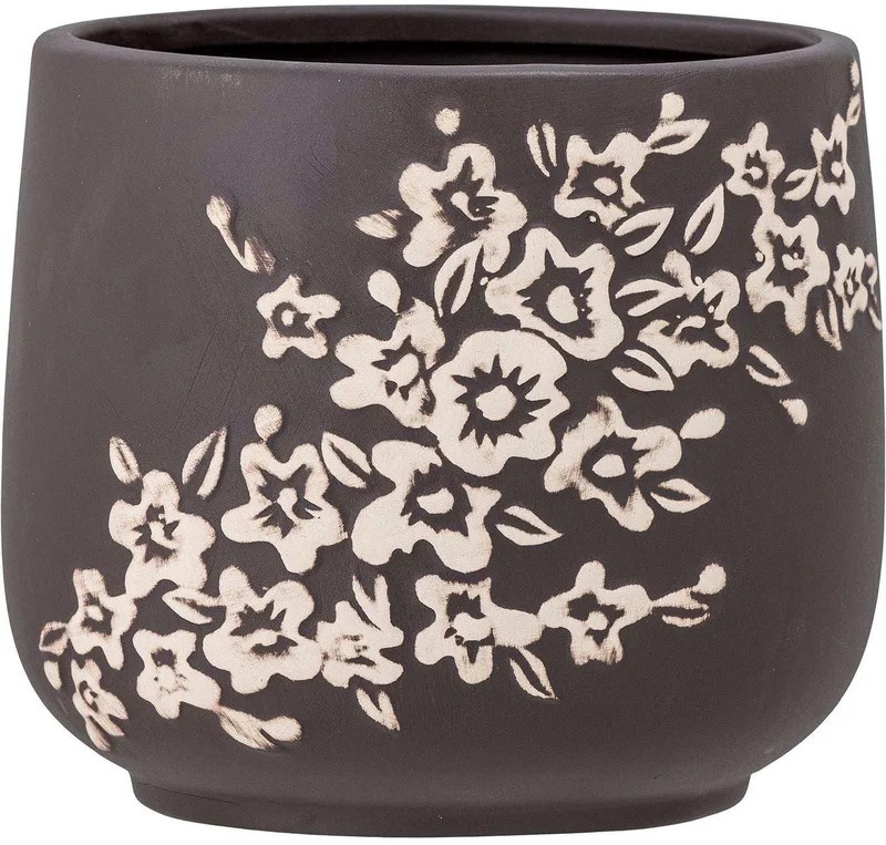 Bloempot aardewerk bruin Betino 19cm von Bloomingville in [gid://shopify/Metaobject/307221758287,gid://shopify/Metaobject/307232571727] – Produktfoto