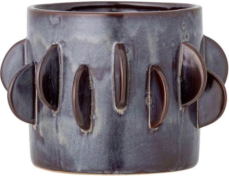 Bloempot aardewerk grijs Roza 18cm de Bloomingville en [gid://shopify/Metaobject/301319979343] – photo du produit