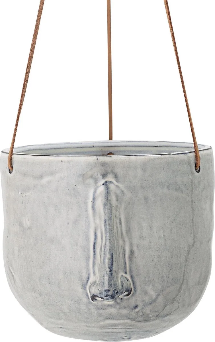 Bloempot aardewerk Ileana 17cm von Bloomingville in Grijs – Produktfoto