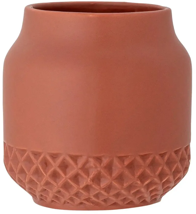 Bloempot aardewerk rood Holden 13cm de Bloomingville en [gid://shopify/Metaobject/307232833871] – photo du produit