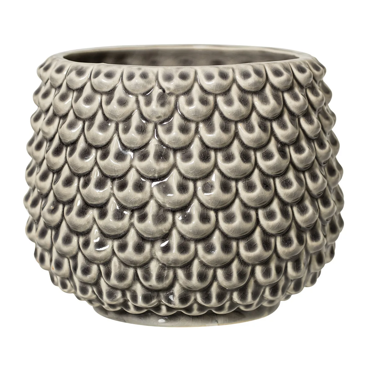 bloempot, grijs, Hoogte: 16,5 cm de Bloomingville – photo du produit