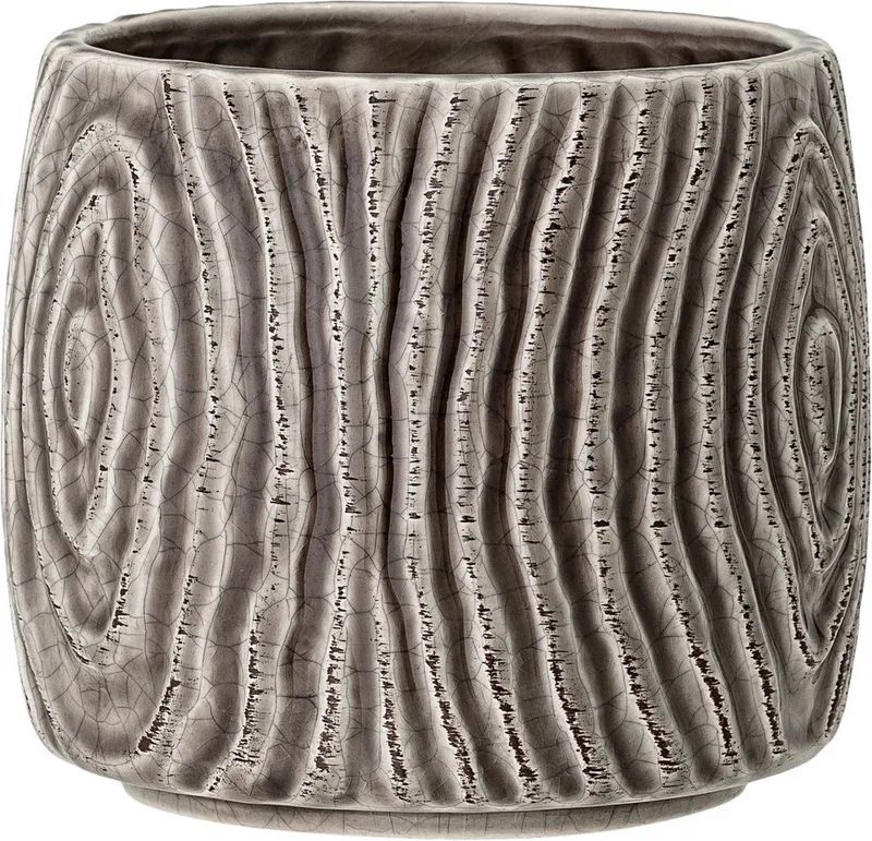 Bloempot Hena grijs 12cm de Bloomingville en [gid://shopify/Metaobject/301319979343] – photo du produit