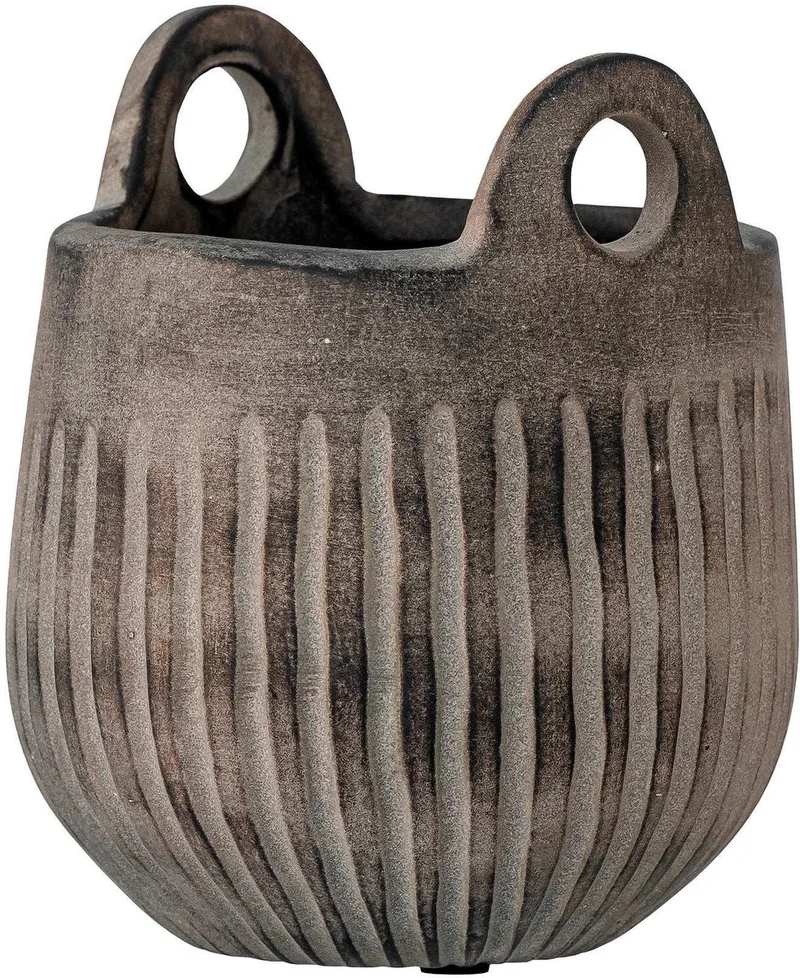 Bloempot keramiek grijs Lagos 12cm de Bloomingville en [gid://shopify/Metaobject/313064948047,gid://shopify/Metaobject/307221758287] – photo du produit
