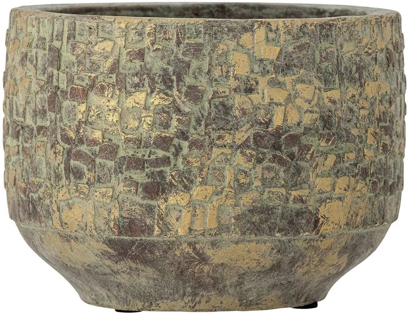 Bloempot terracotta groen Mawi 22cm de Bloomingville en [gid://shopify/Metaobject/303100625231,gid://shopify/Metaobject/313064948047] – photo du produit