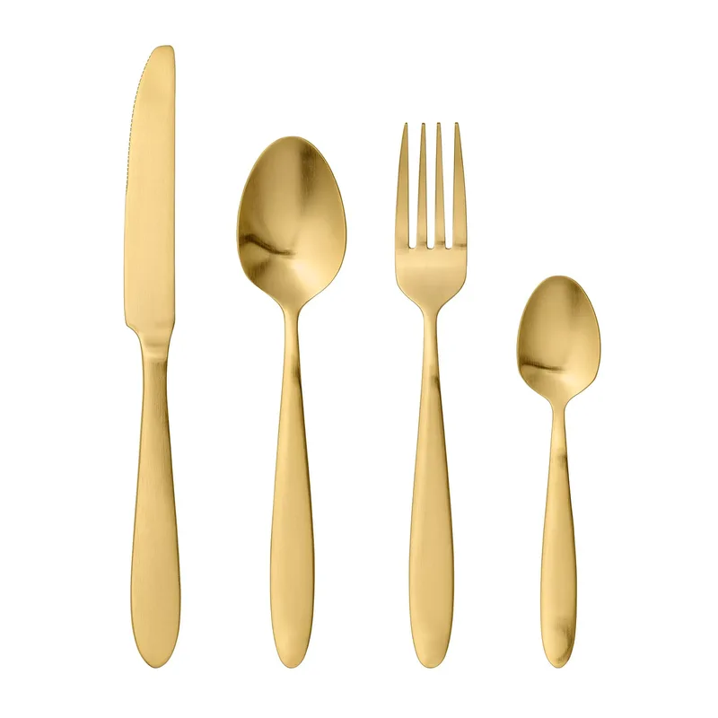 Bloomingville Goldbesteck 4er Pack Gold de Bloomingville – photo du produit