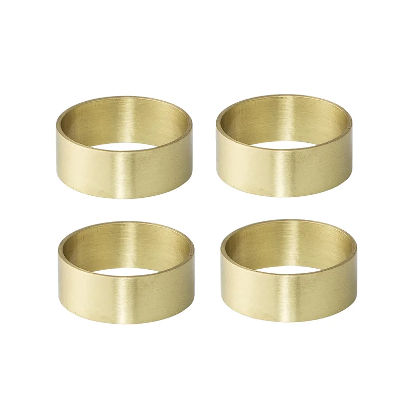 Bloomingville Serviettenring 4er Pack Messing by Bloomingville – product photo