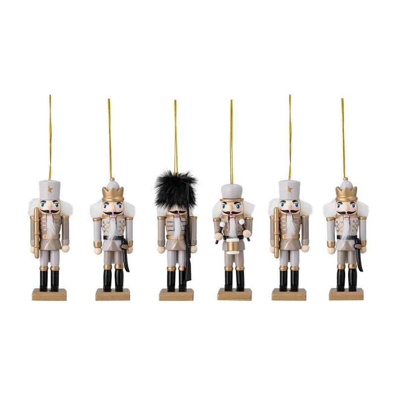 Bloomingville Weihnachtsanhänger 6er Pack Gold van Bloomingville – productfoto