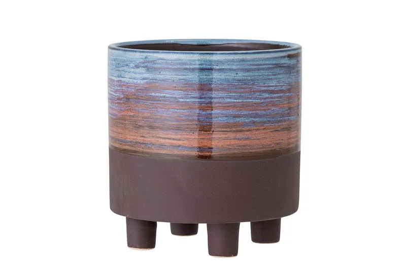 Blumentopf Bloomingville Blumentopf MAES Blau 15 cm by Bloomingville – product photo