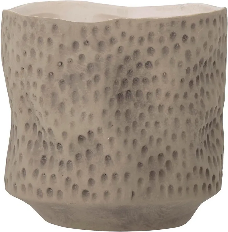 Blumentopf Sayah, Steingut, Pflanzgefäß, Keramiktopf, Zimmerpflanzen Topf, Wasserdicht, Handarbeit by Bloomingville in Braun – product photo