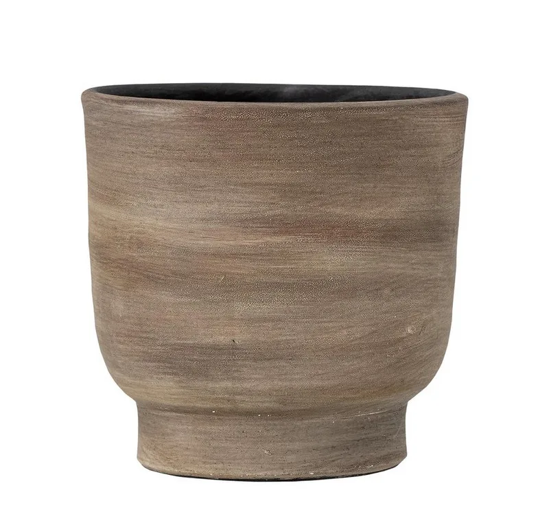 Blumentopf Venca Terrakotta, Deko-Blumentopf, 16 cm, Rustikales Design by Bloomingville in Braun – product photo