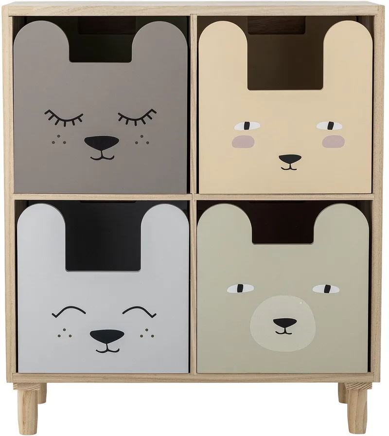 Boekenkast Mini Calle van Bloomingville in Multi – productfoto