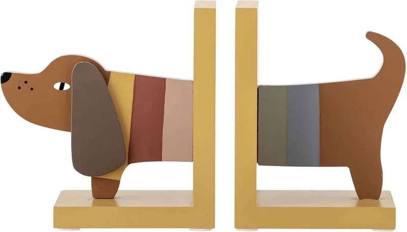 Boekensteun Charlie Teckel by Bloomingville in Multi – product photo