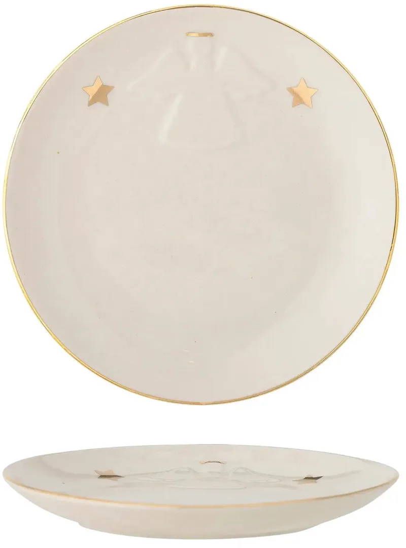 Bord aardewerk wit Starry 16cm de Bloomingville en [gid://shopify/Metaobject/296204665167] – photo du produit