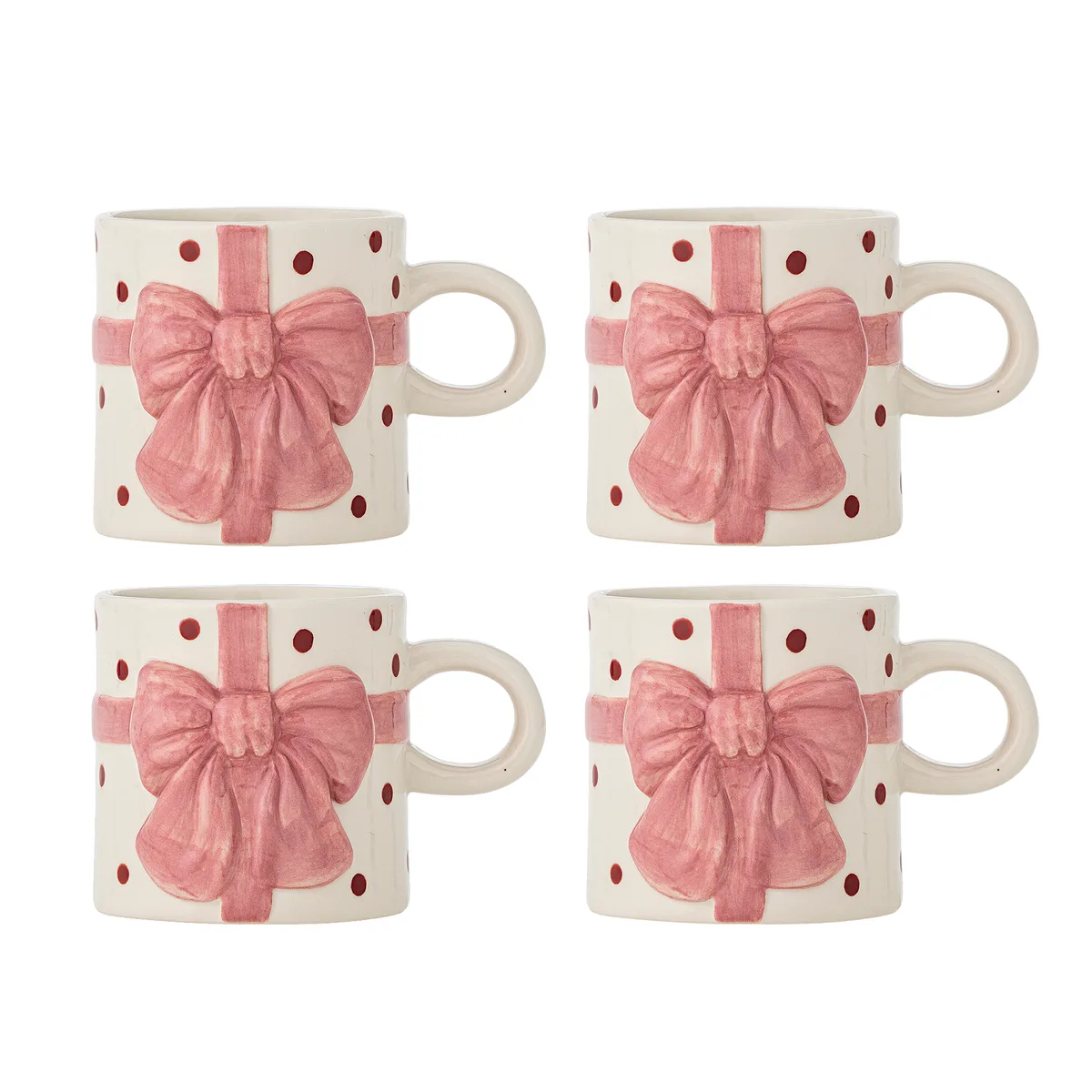 Bowie Krus, B9,5xH8 cm, 4 stk, rosa de Bloomingville – photo du produit