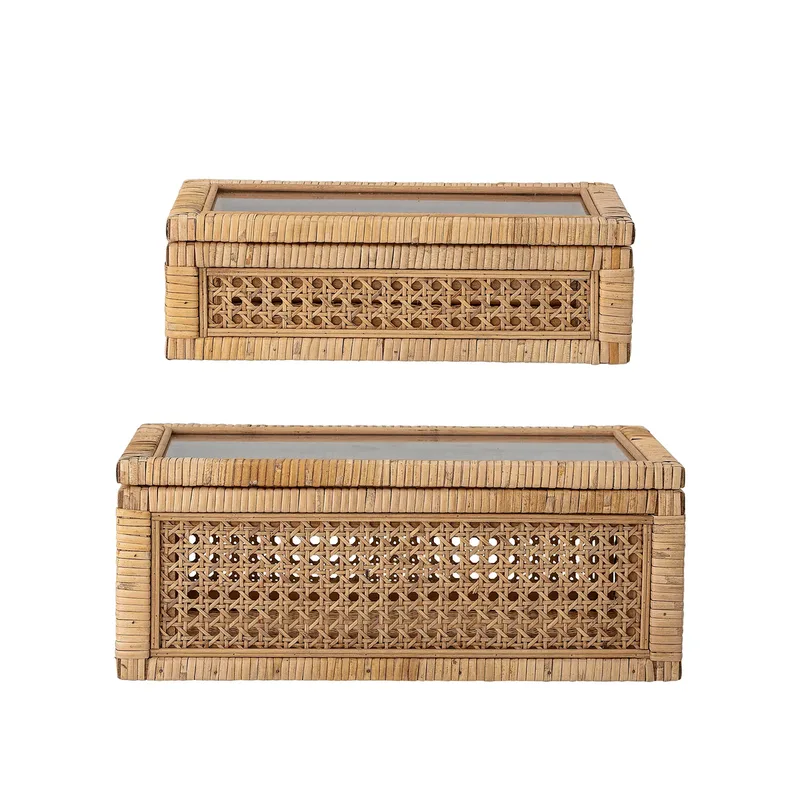 Box Schachtel 2er-Pack Natur van Bloomingville – productfoto