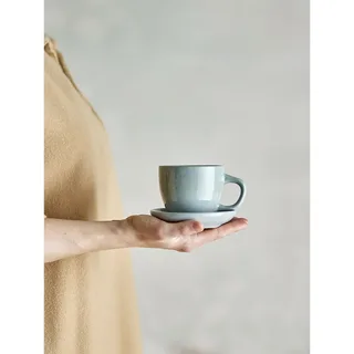 Brenta Tasse mit Untertasse 4-teilig Blau by Bloomingville – product photo 3 of 3